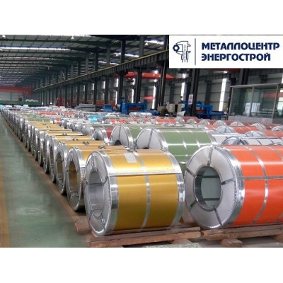 Лист оцинкованный с полимерным покрытием 0.70 мм Рубиново-красный RAL 3003