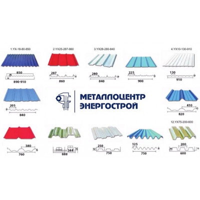 Профилированный лист (RAL) МП20 0,50мм